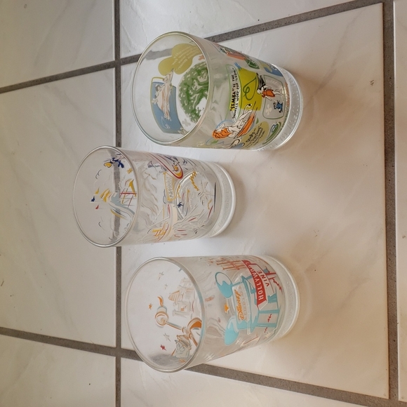 McDonald's Other - Vintage rare hard to find set of McDonalds Disney years of magic tumblers (3)